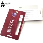Engraved Stainless Steel Luggage Tags Personalized Travel Printable 85*54mm