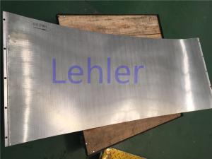 Quality Pulp / Paper Industry Sieve Bend Screen 710*1727mm High - Precision Slot Opening wholesale
