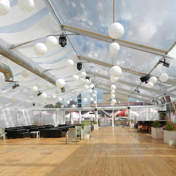 Fire Retardant Clear Wedding Marquee 1500 Sqm Heavy Duty 10x20 Canopy With Sides