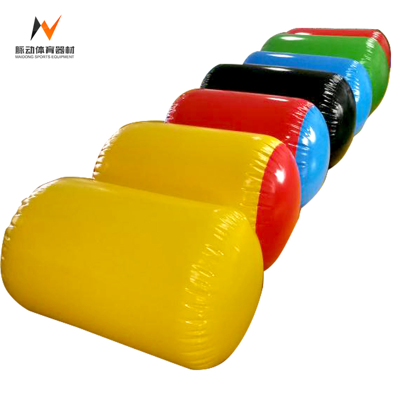 Customized Logo PVC Inflatable Air Barrel for Gymnastics Training in Various Colors