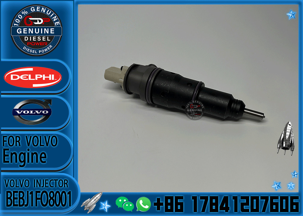 Diesel Electronic Unit Fuel Injector BEBE4C08001 BEBJ1FO8001 3829087 3803637 3829087 for Vol-vo Diesel Engine