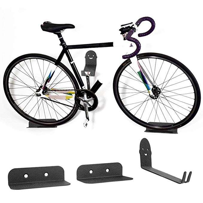 Wall Mounted Bike Hanger OEM Custom Steel Bike Rack Pedal Hook Display Storage Brackets