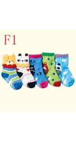 Quality Lovely cartoon animal patterned design knitted breathable terry cotton boys socks wholesale