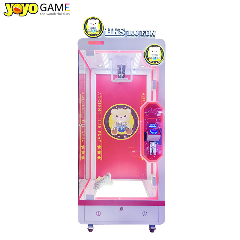 Customized Pink Date Win A Prize Cut Ur Prize Arcade Game Cut Machine For Sale