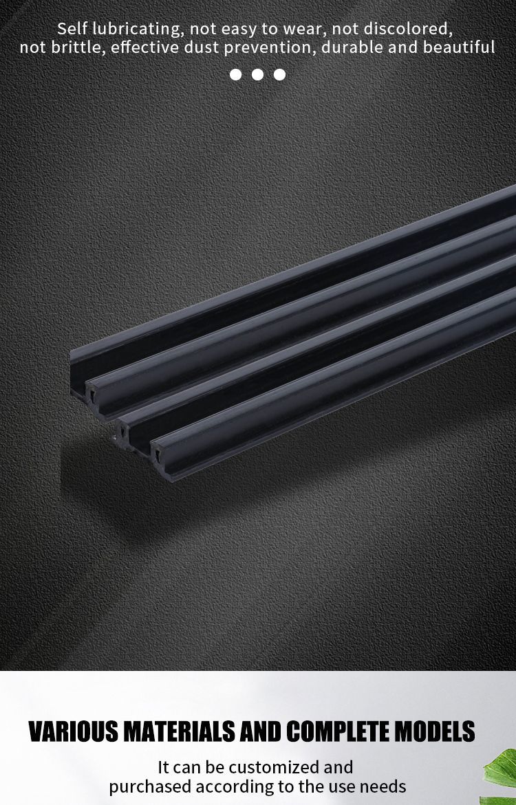 ABS ASA Profile Wear-Strip Guide Abrasion Resistant PE Extrusion Guide Wear Strip