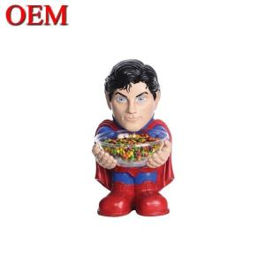 Quality OEM Factory Customize Superhero Sugar Bowl Holder In Hand custom figure toy wholesale