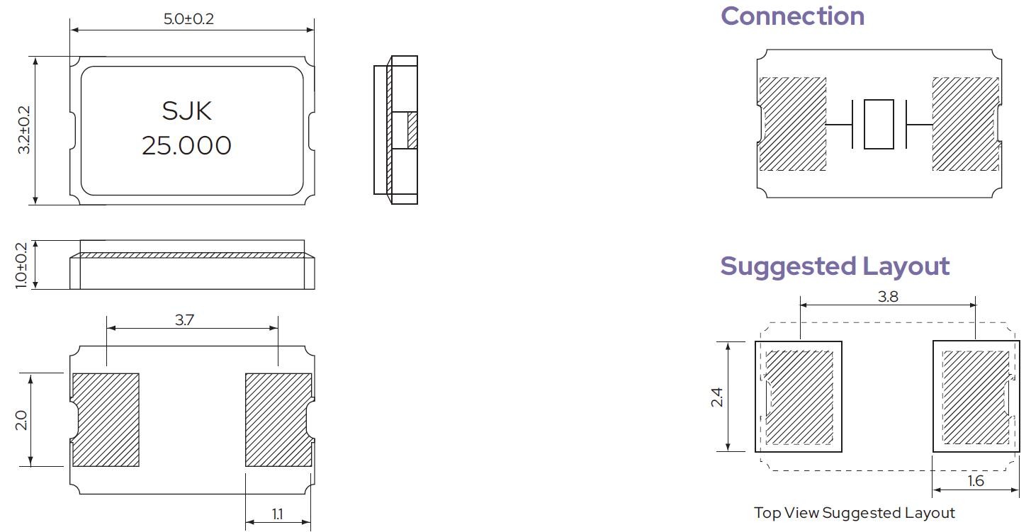 SMD5032-Glass-Crystal-Unit-Dimension