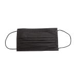 EN14683 Type IIR Adult Black Disposable Face Mask Non Woven PPE