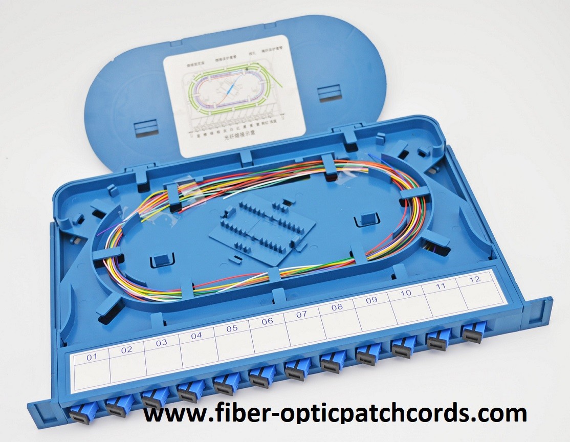 Cold Rolled Steel Optical Distribution Frame For 24 Core 144 Core SC Adapters
