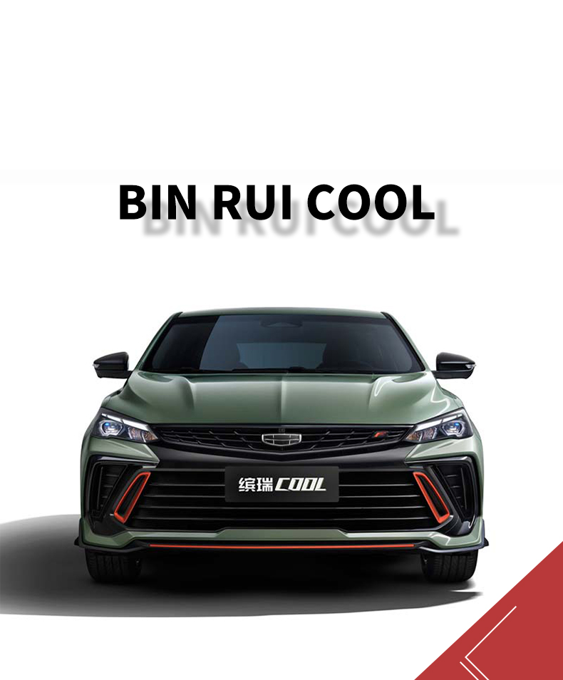 LED Headlight Geely Binrui Cool 1.5T SUV 133KW 290NM 5.9L Petrol 17"Tires Fabric Seats FWD MacPherson Front for Your