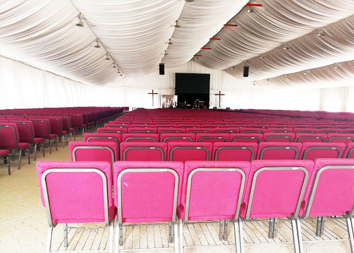 Marquee 15x30m Large Party Church Event Tents Holding 2000 People / 1000 Sqm