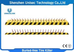 Quality Automatic Hydraulic Tyre Spike Barrier Police Tire Spikes 150mm Rising Height wholesale