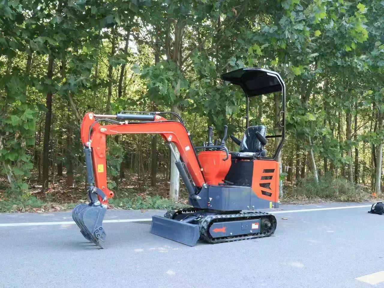 1.0 Ton Mini Excavator Machine Small Micro Crawler Bagger Digger 1.2 T Excavator