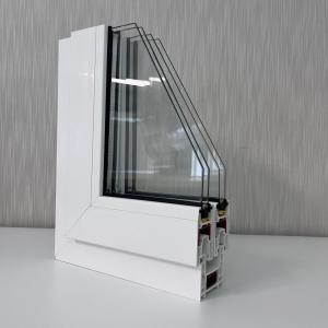 Quality GKBM 62 Sereis UPVC Sliding Window Extrusion Profiles Structural Components wholesale