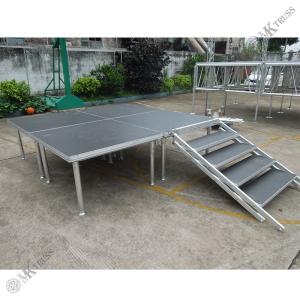 Quality 22mm Plywood Material Square Aluminum Portable Stage Platform for Outdoor Performances wholesale