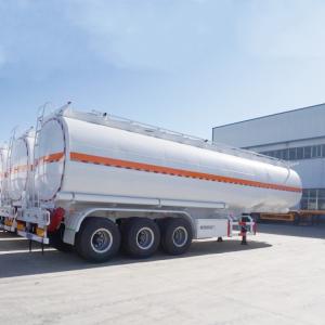 China TITAN 3 Axle 42000L Diesel Fuel Tank Trailer | Diesel Fuel Tankers for Sale on sale
