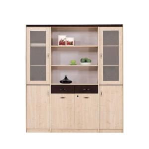 Quality Tall Glass Wooden Lockable Filing Cabinet Modern Scratch Resistant wholesale