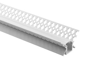 Quality 46*15mm V Shape Plaster LED Strip Channel Extrusion Dry Wall Gypsum For Soft Lighting wholesale