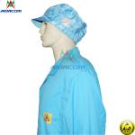 Anti Bacteria 10e9 Ohm 50 Washings ESD Smock With Hood