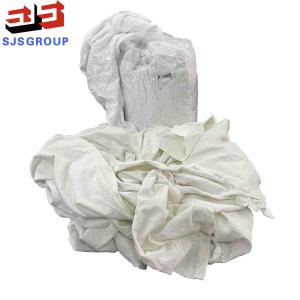 Quality Marine Cleaning Strong Water Absorbency 10kg 100 Cotton White T Shirt Rags wholesale