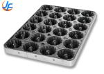 RK Bakeware China-43055 Chicago Metallic 15 Compartment Glazed Aluminized Steel