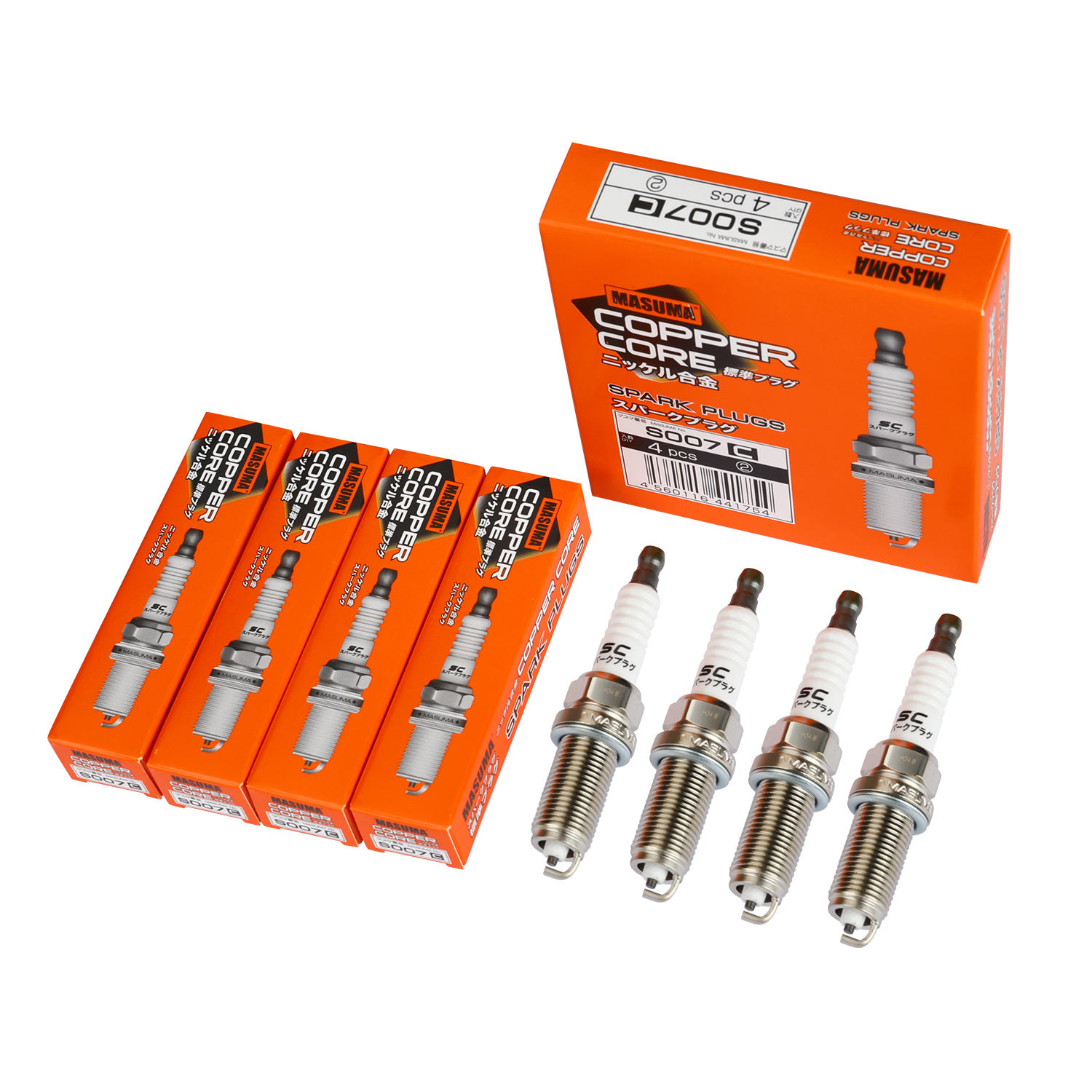 M 14 x 1.25 R Thread Size Spark Plug for 2.4 CVVT 4WD Engine S007C MASUMA OEM Auto Spare Parts