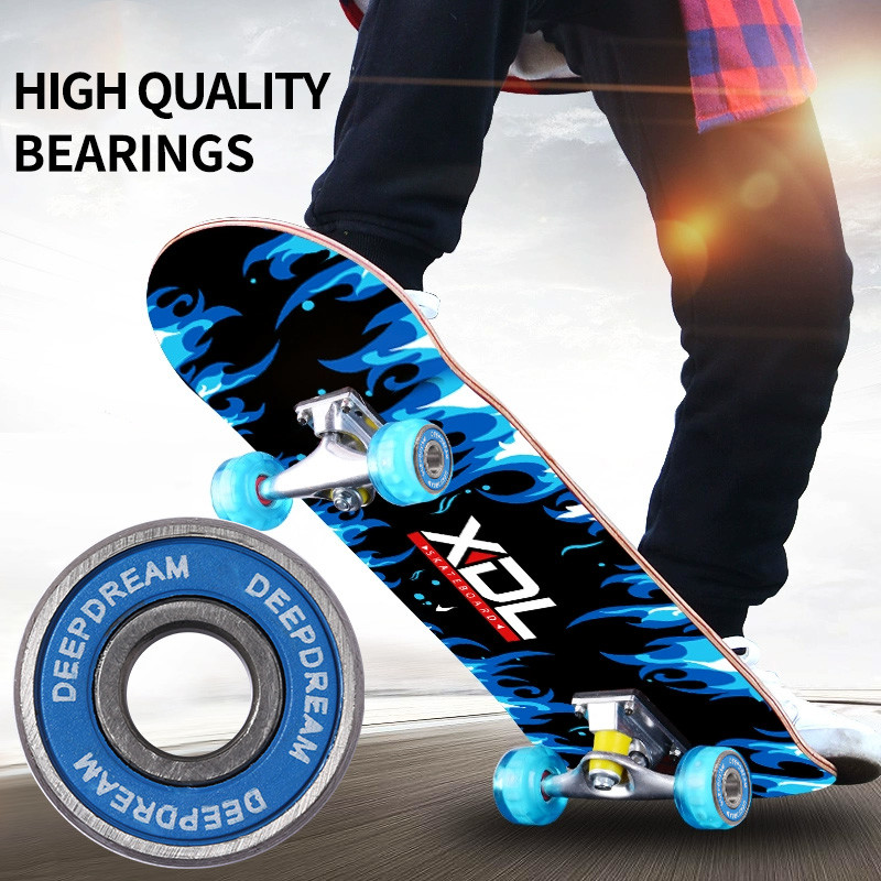 High Speed Precision 608 ZZ Skateboard Bearing 608 Rs 8x22x7mm Roller Longboard Skateboard Ball Bearing
