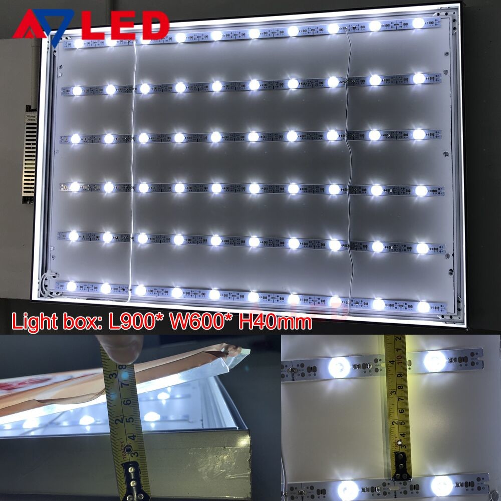 1m 0.5m Backlight LED Bar Lattice Diffuse Shutter Bar For Backlit Fabric Face Light Box