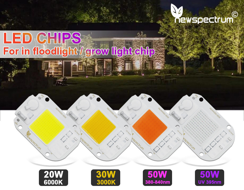 20W 30W UV LED Module AC COB Driveless For Outdoor Spotlight