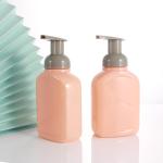 PET Colorful 300ml Flat Foam Pump Bottle For Personal Care