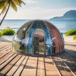 Hot Selling Customized Transparent Outdoor Geodesic Dome Tent Modern Bubble