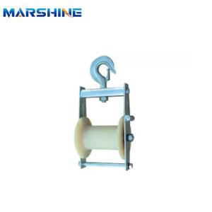 Quality Aluminum Nylon Sheave Roller Bunch Conductor Stringing Pulley Block wholesale
