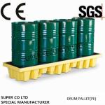 Polyethylene Drum Containment Pallets For Chemical , Acids Amd Corrosives Liquid