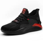 Summer Steel Toe Work Shoes Breathable Flying Knit