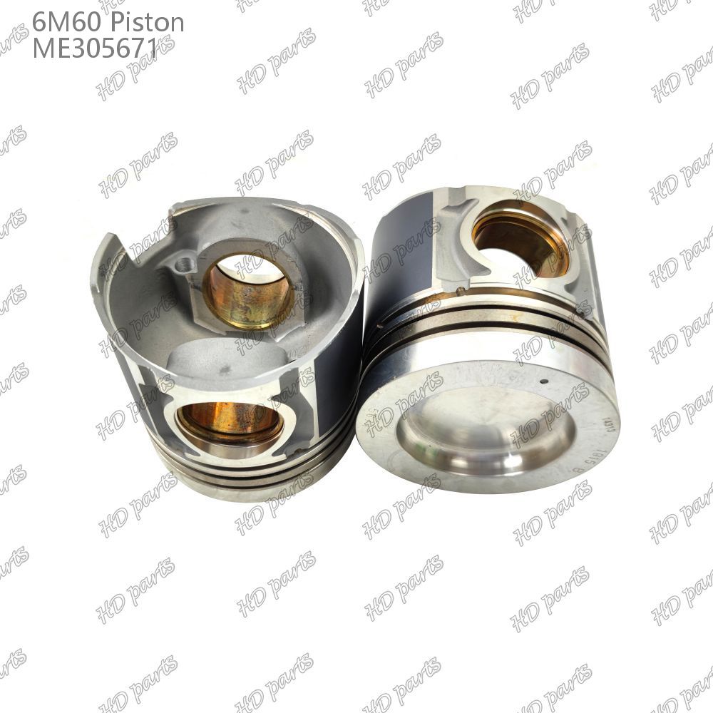 Piston 6M60 79mm combustion chamber ME305671 For Mitsubishi Engine Spare Parts