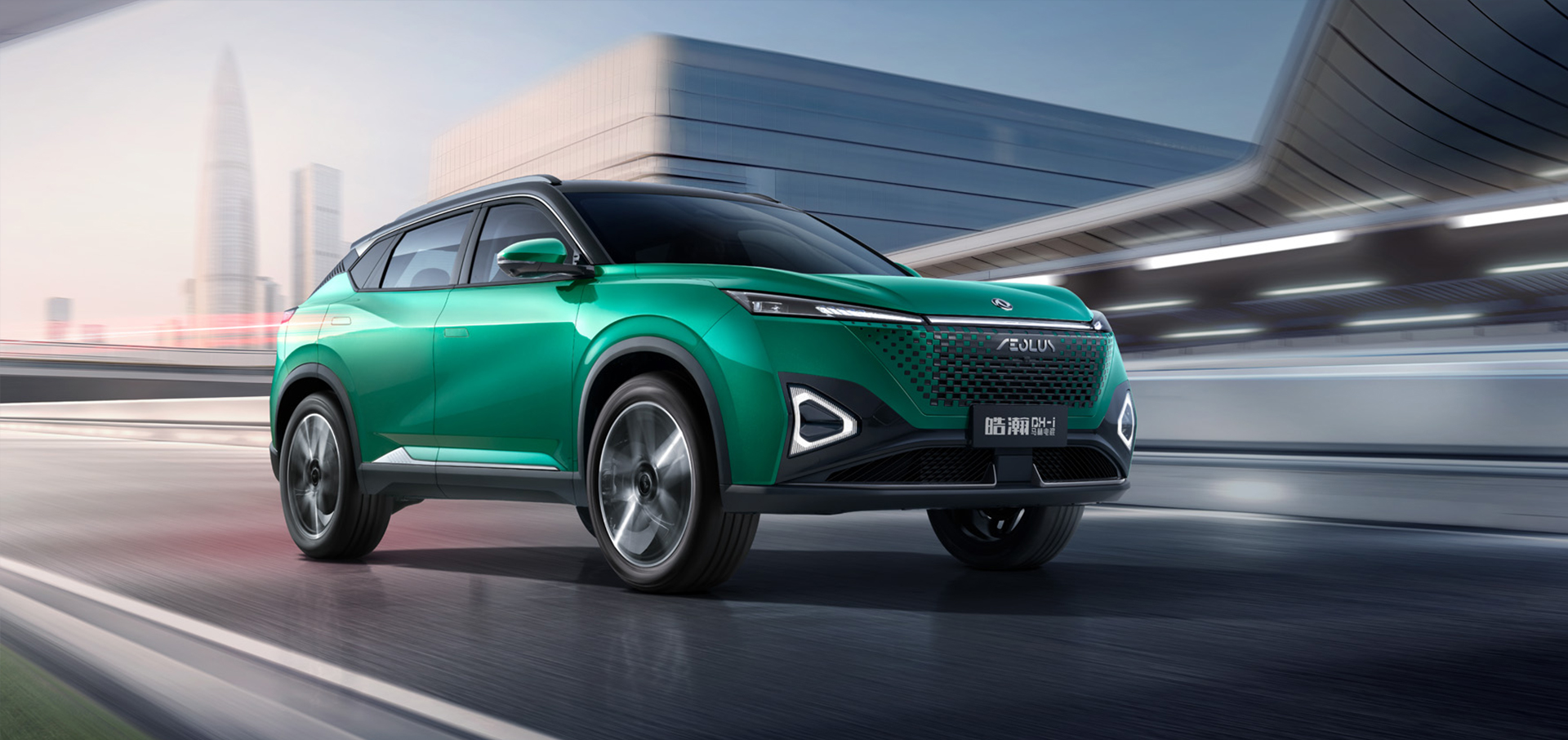 Dongfeng AEOLUS Haohan Gas Car 5-door 5-seater LED Electric Metal Leather Turbo SUV with ACC and Automatic Transmission