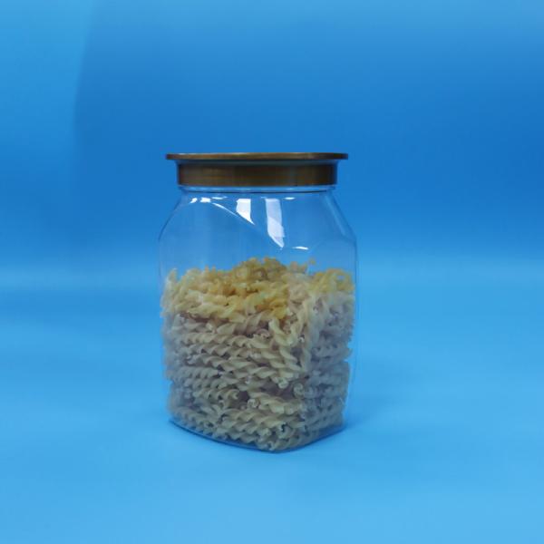 Baby Food High Quality Transparent Plastic PET Food Storage Jar Seal Lid For