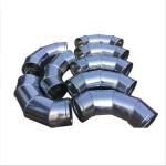 Corrugated Elbow 90 Degrees Galvanized Stainless Steel Elbow Seam Welding