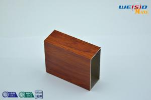 Quality Wooden Surface Aluminum Section Aluminium Sliding Window Frame wholesale