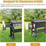 Space Saving BBQ Accessories Storage Organizer Box Firm Installation Griddle BBQ