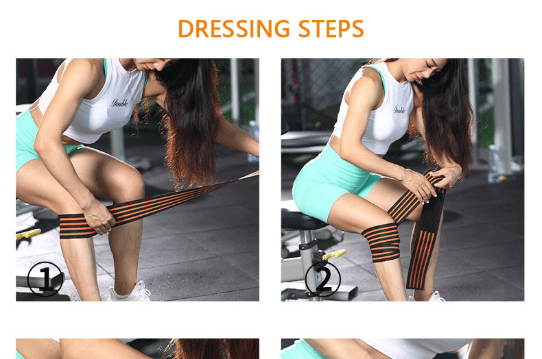 High Quality Adult Brace Adjustable Guard Sports Knee Wraps