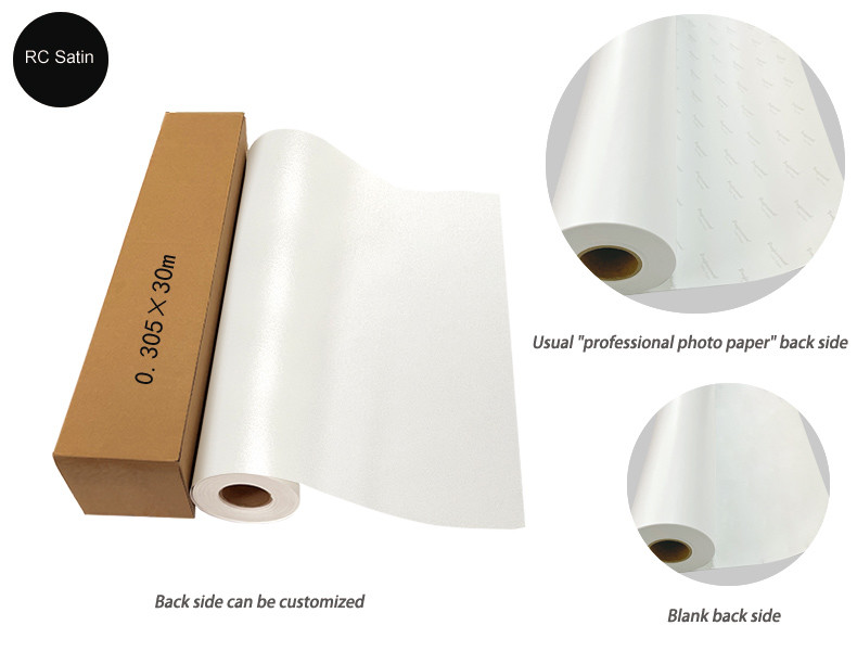 36 Inch 914mm RC Glossy Photo Paper 200gsm Large Format For Dye Ink