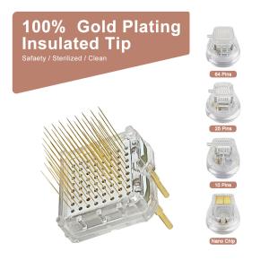 Quality Gold Plated RF Microneedling Cartridges 25pins Nano Micro Needle wholesale