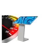 Indoor 32inch Touch LCD Advertising Kiosk Shopping Mall Display Screen