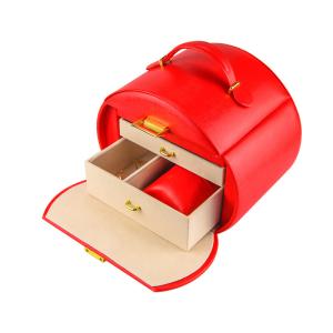 Quality ODM Leather Jewelry Gift Boxes Bulk 3layer For Travel wholesale
