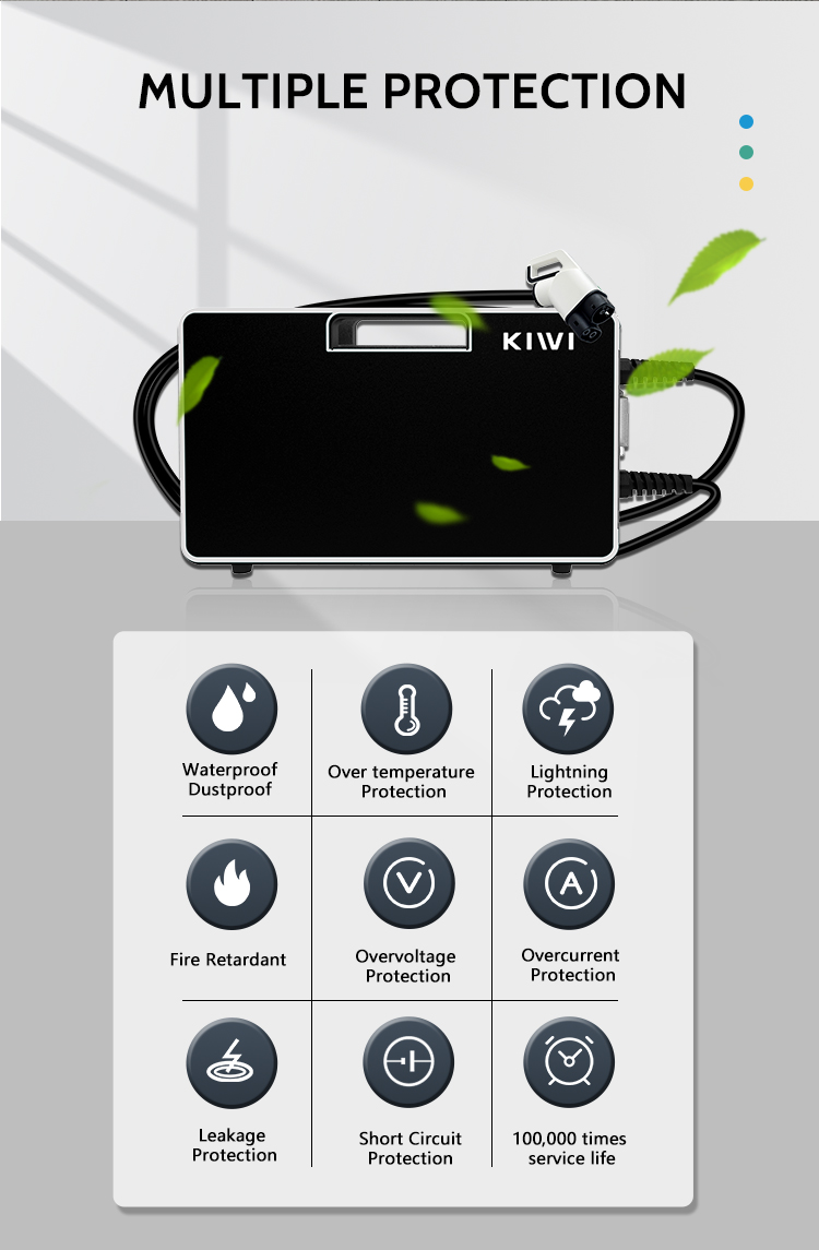 7kW Output Power Electric Vehicle Car Charger Type 2 for Supermarket and Kindergarten