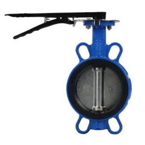 Quality DN50 PN16 Ductile Iron Handle Clamp Soft Seal Butterfly Valve Bolted Connections wholesale