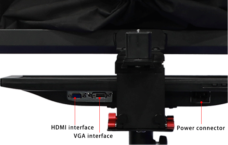 Outlet TYSTVideo 20 inch Studio Dual Screen Teleprompter for Live Sports One except glass