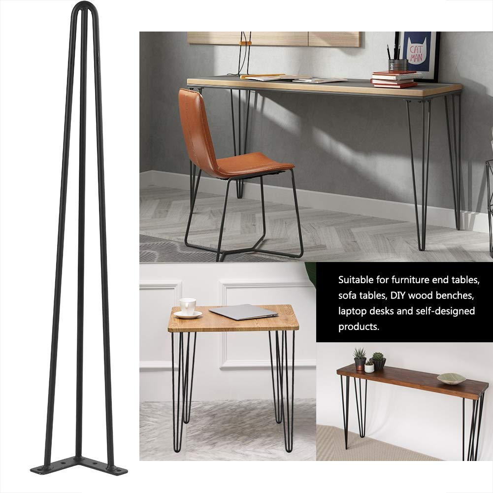 Modern Simple Industrial Style Coffee Iron Table Legs Heavy Duty Desk Dining Table
