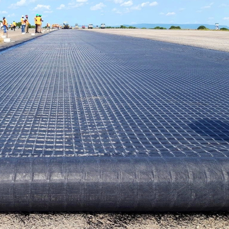 Fiberglass Geogrid Reinforced Composite Nonwoven Geotextile